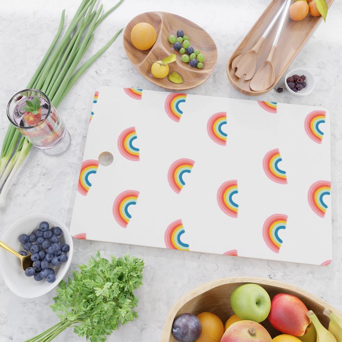 Happy Rainbow Cutting Board Gallery Image 2