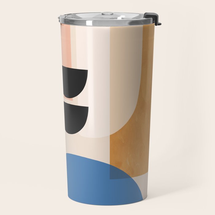 Abstract Minimal Shapes 52 Travel Mug Gallery Image 2