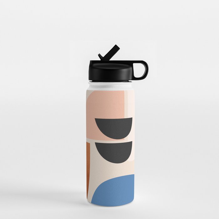 Abstract Minimal Shapes 52 Water Bottle Gallery Image 1