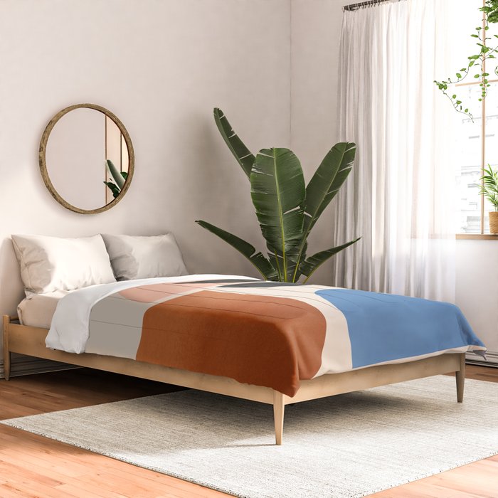 Abstract Minimal Shapes 52 Comforter Gallery Image 2