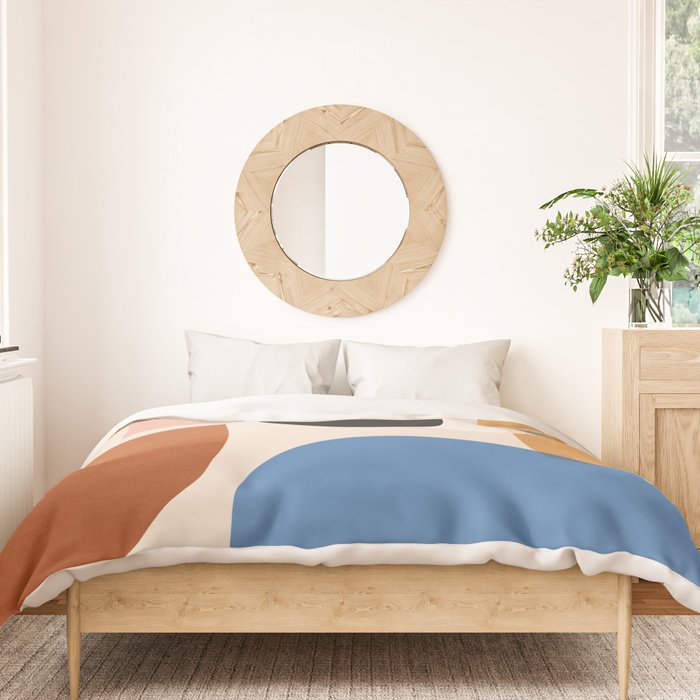 Abstract Minimal Shapes 52 Duvet Cover Gallery Image 3