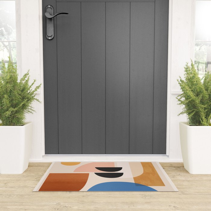 Abstract Minimal Shapes 52 Welcome Mat Gallery Image 3