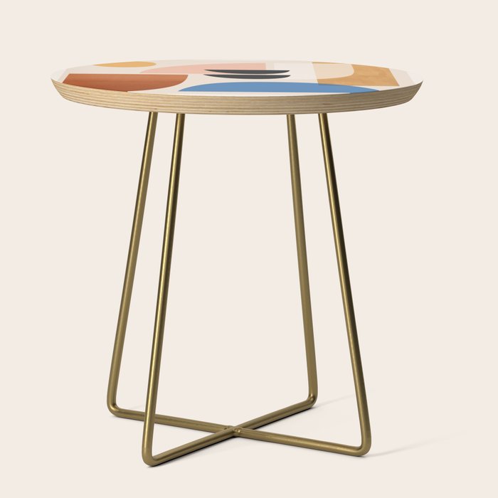 Abstract Minimal Shapes 52 Side Table Gallery Image 1