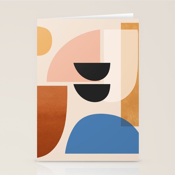 Abstract Minimal Shapes 52 Stationery Card Gallery Image 2