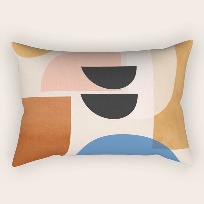 Abstract Minimal Shapes 52 Rectangular Pillow Gallery Image 1