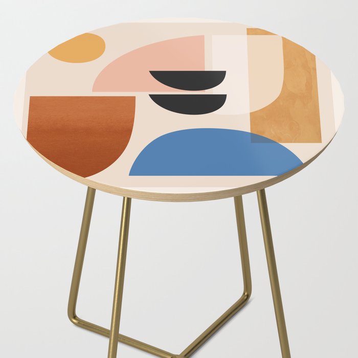 Abstract Minimal Shapes 52 Side Table Gallery Image 2