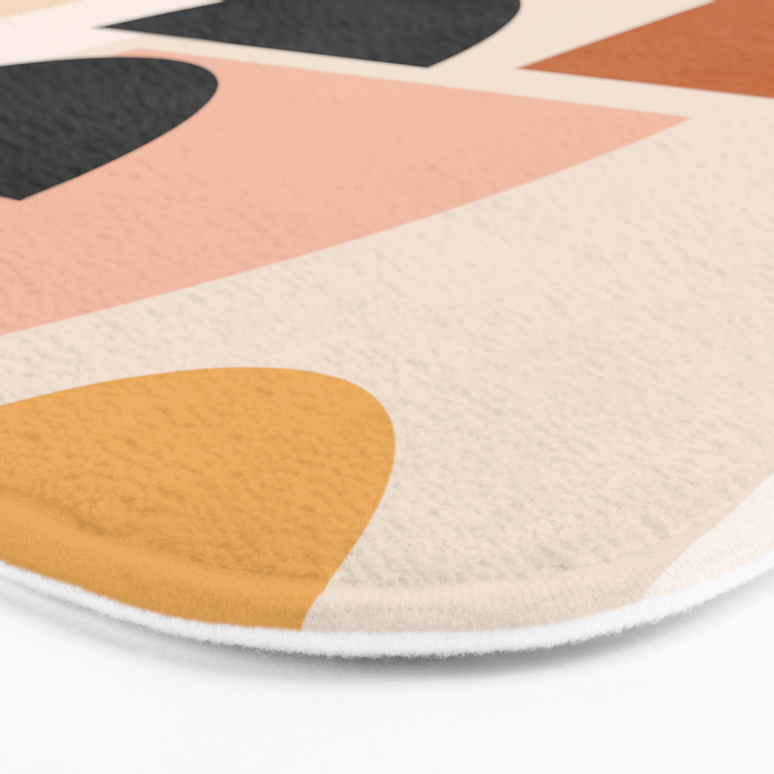 Abstract Minimal Shapes 52 Bath Mat Gallery Image 3