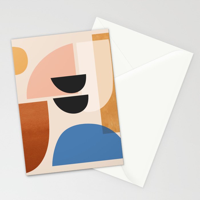 Abstract Minimal Shapes 52 Stationery Card Gallery Image 2