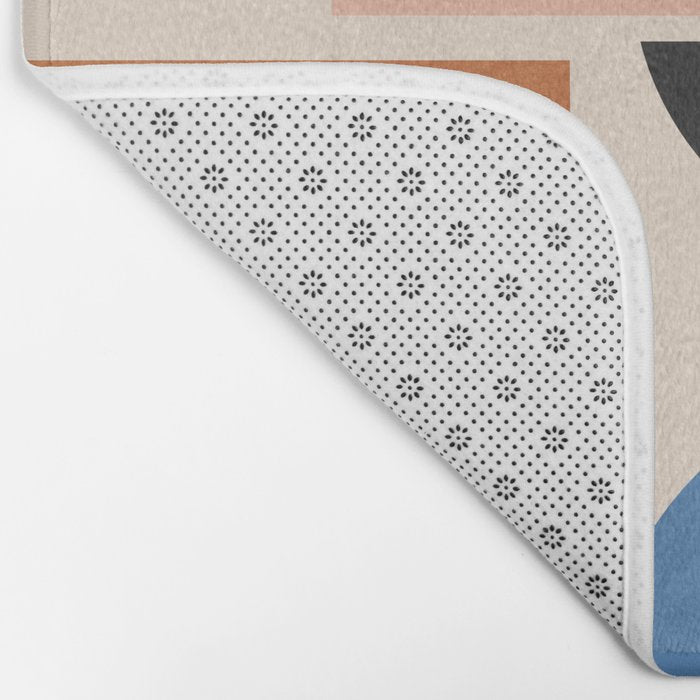 Abstract Minimal Shapes 52 Bath Mat Gallery Image 2
