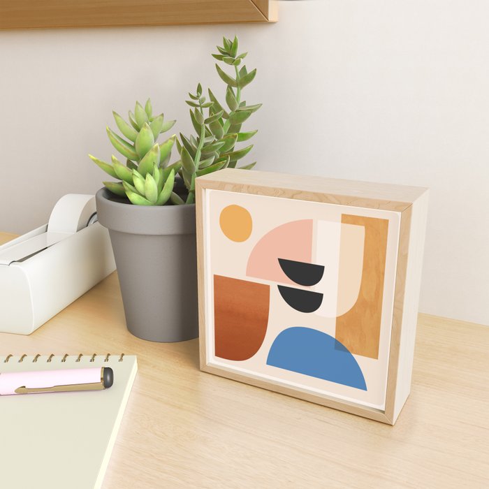 Abstract Minimal Shapes 52 Mini Art Print Gallery Image 2