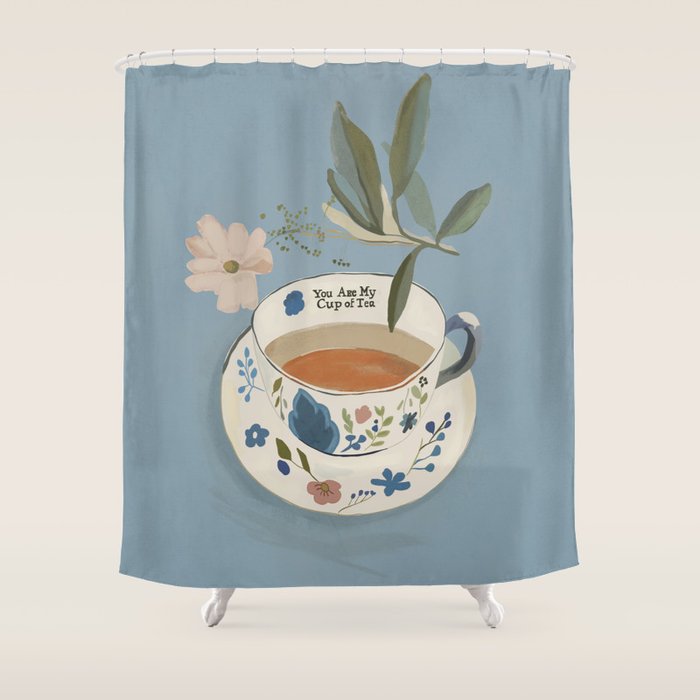 You are My Cup of Tea 3 Shower Curtain Gallery Image 1