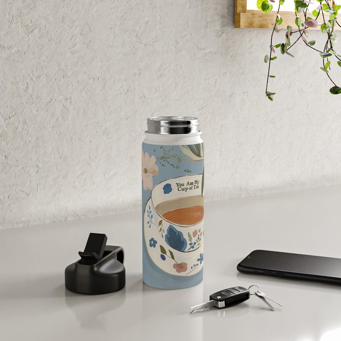 You are My Cup of Tea 3 Water Bottle Gallery Image 4
