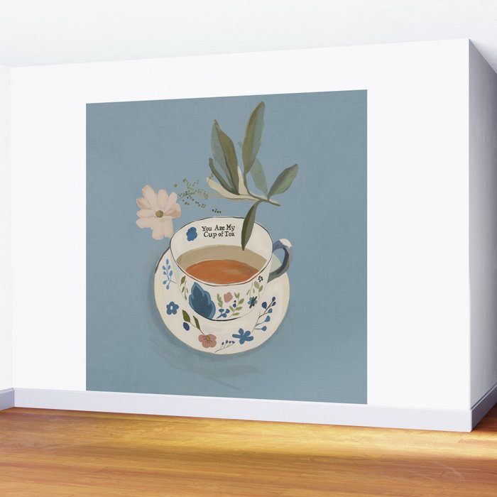 You are My Cup of Tea 3 Wall Mural Gallery Image 2