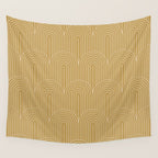 Art Deco Arch Pattern XLVI Wall Tapestry Gallery Image 4
