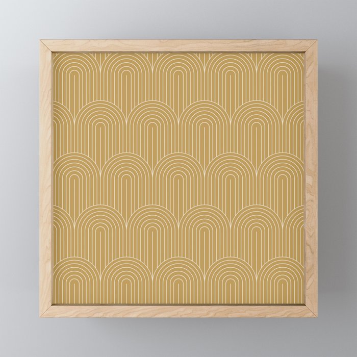 Art Deco Arch Pattern XLVI Mini Art Print Gallery Image 1