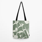 Minimal Abstract Leaves 10 Tote Bag Gallery Image 2