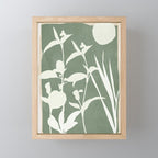 Minimal Abstract Leaves 10 Mini Art Print Gallery Image 1