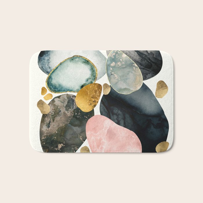 Pebble Abstract Bath Mat Gallery Image 1