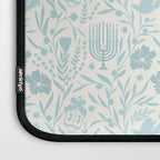 Hanukkah Toile Blue and Cream Menorah Dreidels Peace Dove Botanicals and Olive Branch Laptop Sleeve Gallery Image 3
