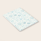 Hanukkah Toile Blue and Cream Menorah Dreidels Peace Dove Botanicals and Olive Branch Notebook Gallery Image 3