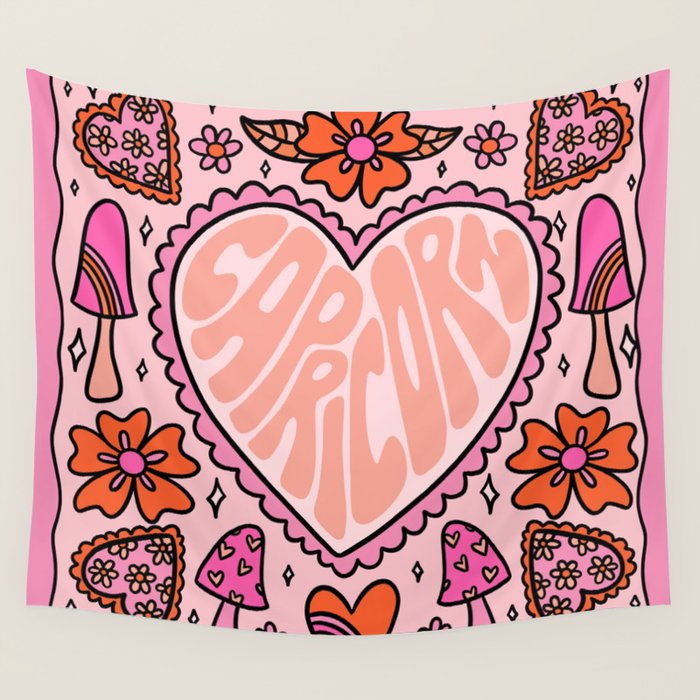 Capricorn Heart Wall Tapestry Gallery Image 4