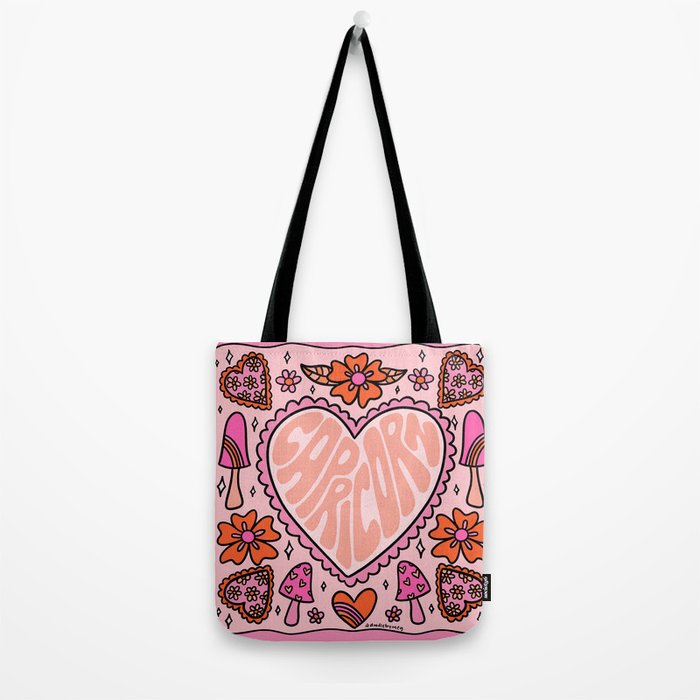 Capricorn Heart Tote Bag Gallery Image 2