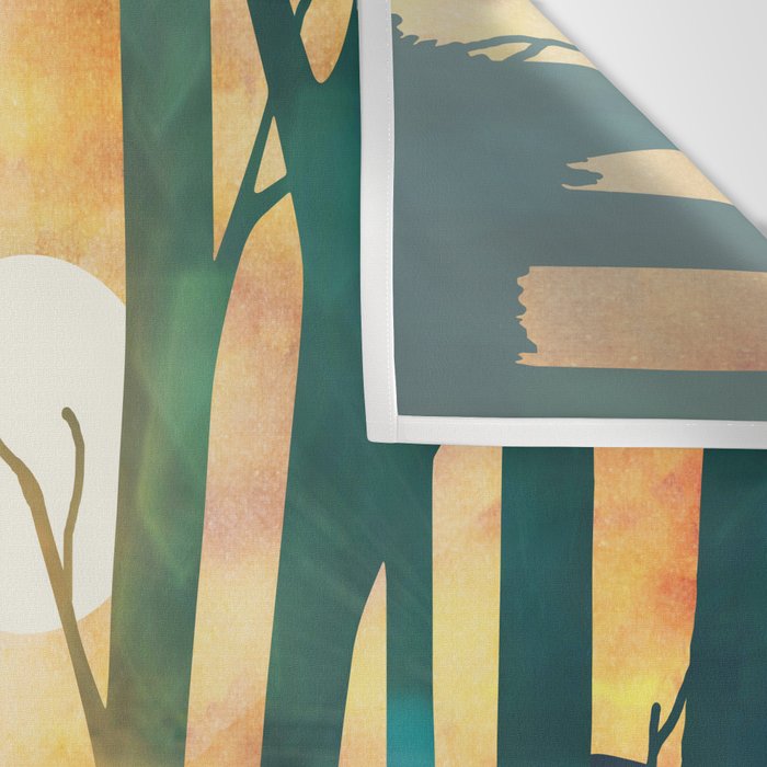 Autumn Evening Wall Tapestry Gallery Image 3