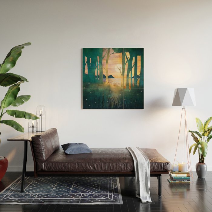 Autumn Evening Wood Wall Art Gallery Image 2