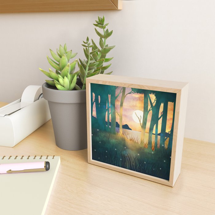 Autumn Evening Mini Art Print Gallery Image 2