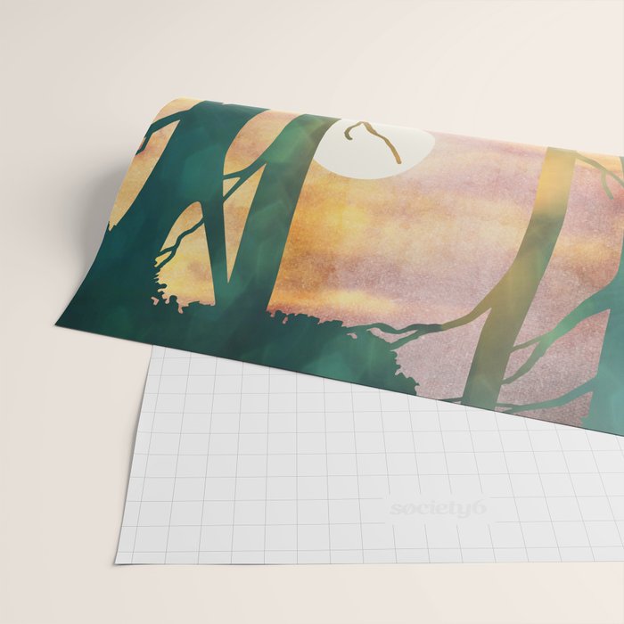 Autumn Evening Wrapping Paper Gallery Image 2