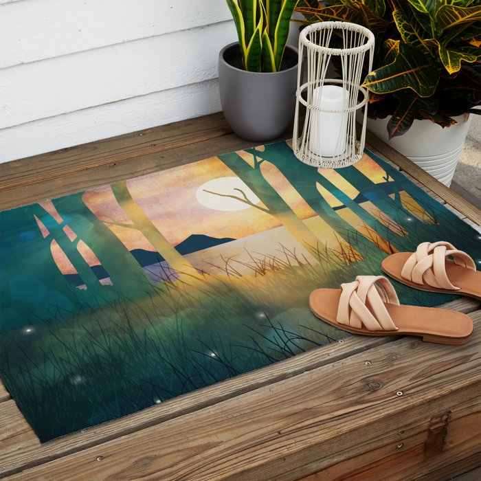 Autumn Evening Outdoor Rug Gallery Image 2