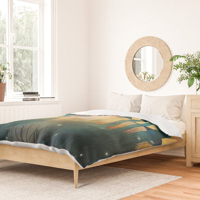 Autumn Evening Duvet Cover Gallery Image 2