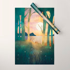 Autumn Evening Wrapping Paper Gallery Image 1