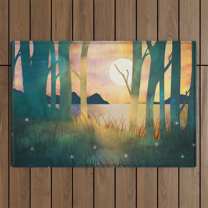 Autumn Evening Outdoor Rug Gallery Image 1