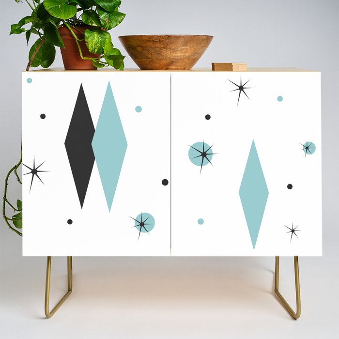 Vintage 1950s Mid Century Modern Design Credenza Gallery Image 1