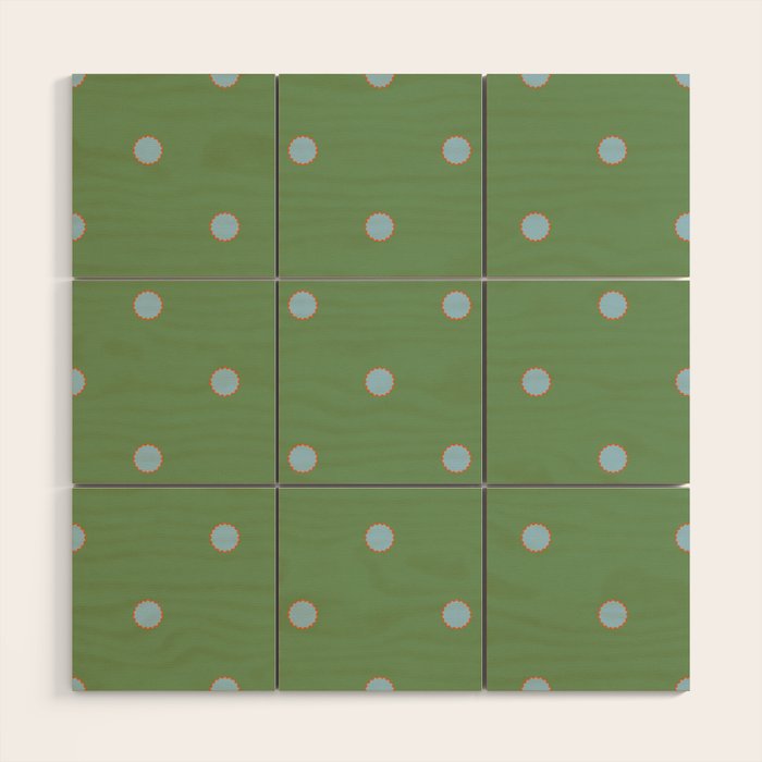 Heirloom Dot - Heritage Pattern Wood Wall Art Gallery Image 1