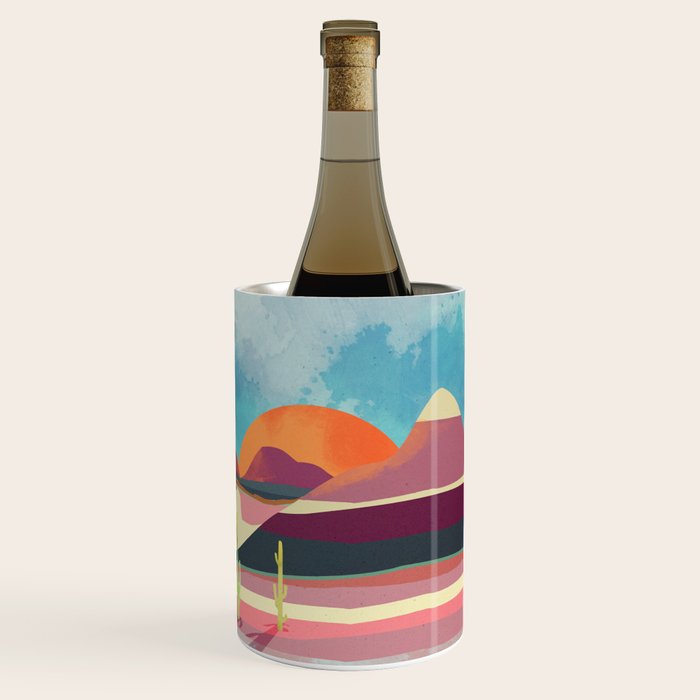 Pink Desert Glow Wine Chiller Gallery Image 3