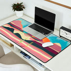 Pink Desert Glow Desk Mat Gallery Image 2