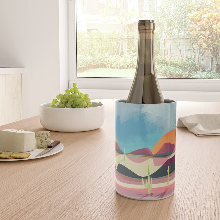 Pink Desert Glow Wine Chiller Gallery Image 4