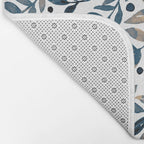 Seasonal branches and berries - neutral Bath Mat Gallery Image 2