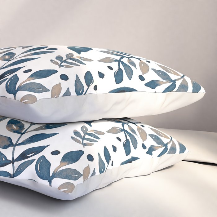 Seasonal branches and berries - neutral Pillow Sham Gallery Image 3