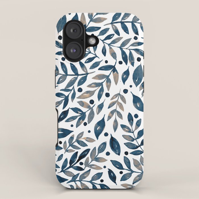 Seasonal branches and berries - neutral iPhone Case Gallery Image 1