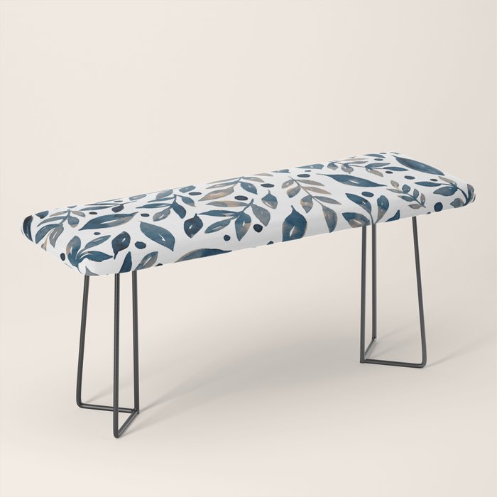 Seasonal branches and berries - neutral Bench Gallery Image 1