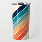 Karanda - 70s Style Classic Retro Stripes Travel Mug Gallery Image 1