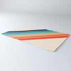 Karanda - 70s Style Classic Retro Stripes Rug Gallery Image 3