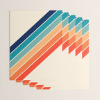 Karanda - 70s Style Classic Retro Stripes Wrapping Paper Gallery Image 3
