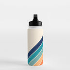Karanda - 70s Style Classic Retro Stripes Water Bottle Gallery Image 3