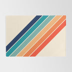 Karanda - 70s Style Classic Retro Stripes Rug Gallery Image 2