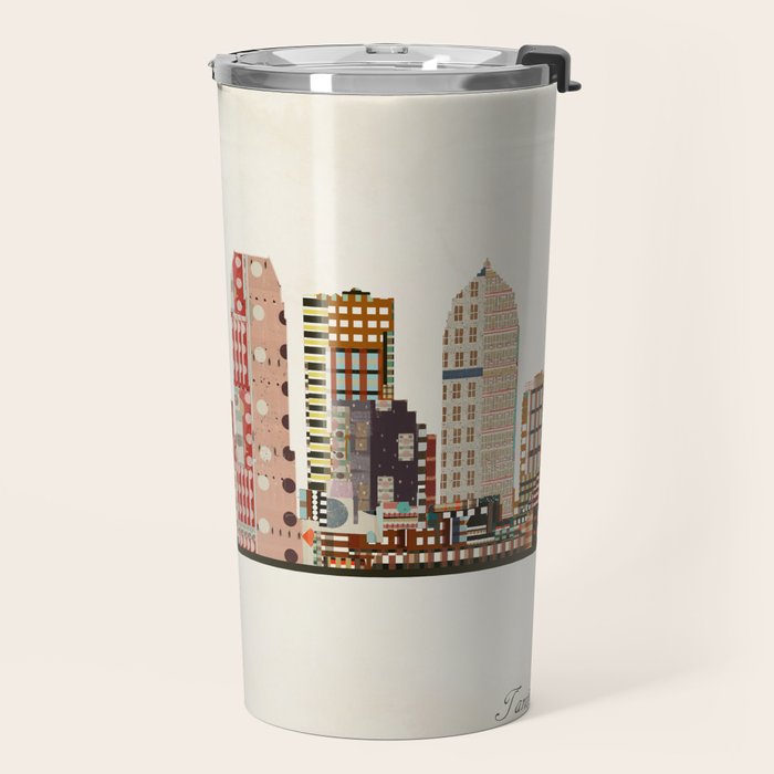 tampa skyline Travel Mug Gallery Image 2