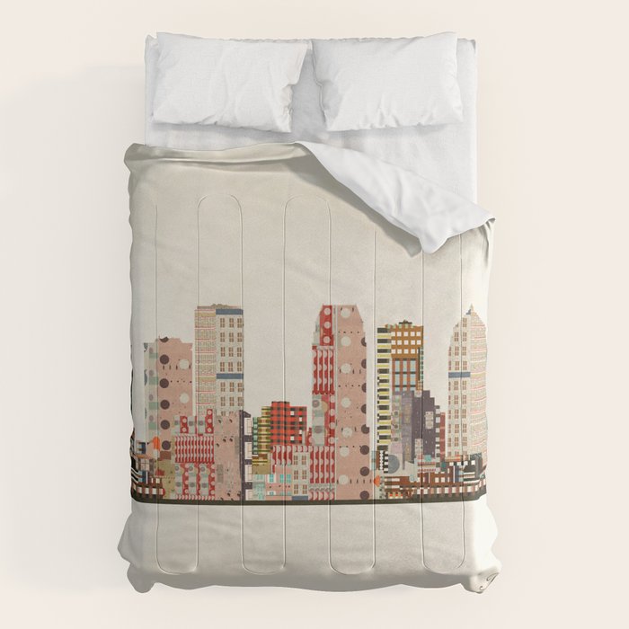 tampa skyline Comforter Gallery Image 6
